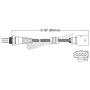 Walker Products 250-24672 Walker Products 250-24672 Oxygen Sensor 4-W Direct Fit Narrow-Band