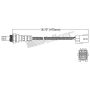 Walker Products 250-24687 Walker Products 250-24687 Oxygen Sensor 4-W Direct Fit Narrow-Band