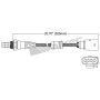 Walker Products 250-24699 Walker Products 250-24699 Oxygen Sensor 4-W Direct Fit Narrow-Band
