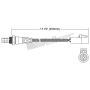 Walker Products 250-24701 Walker Products 250-24701 Oxygen Sensor 4-W Direct Fit Narrow-Band
