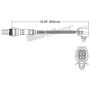 Walker Products 250-24732 Walker Products 250-24732 Oxygen Sensor 4-W Direct Fit Narrow-Band
