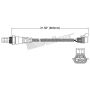 Walker Products 250-24743 Walker Products 250-24743 Oxygen Sensor 4-W Direct Fit Narrow-Band