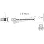 Walker Products 250-24976 Walker Products 250-24976 Oxygen Sensor 4-W Direct Fit Narrow-Band
