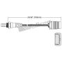 Walker Products 250-24991 Walker Products 250-24991 Oxygen Sensor 4-W Direct Fit Narrow-Band