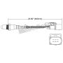 Walker Products 250-25002 Walker Products 250-25002 Oxygen Sensor 5-W Wide-Band