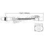 Walker Products 250-25021 Walker Products 250-25021 Oxygen Sensor 5-W Wide-Band