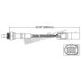 Walker Products 250-25058 Walker Products 250-25058 Oxygen Sensor 5-W Wide-Band