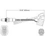 Walker Products 250-25069 Walker Products 250-25069 Oxygen Sensor 5-W Wide-Band