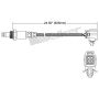 Walker Products 250-54033 Walker Products 250-54033 Oxygen Sensor 4-W Air Fuel Ratio Wide-Band