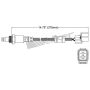 Walker Products 250-54046 Walker Products 250-54046 Oxygen Sensor 4-W Air Fuel Ratio Wide-Band