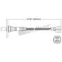 Walker Products 250-54052 Walker Products 250-54052 Oxygen Sensor 4-W Air Fuel Ratio W/Flange