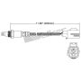 Walker Products 250-54062 Walker Products 250-54062 Oxygen Sensor 4-W Air Fuel Ratio Wide-Band