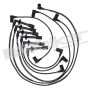 Walker Products 924-1858 ThunderCore PRO 924-1858 Spark Plug Wire Set