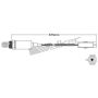 Walker Products 932-11002 Walker Products 932-11002 Oxygen Sensor 1-W Direct Fit Narrow-Band