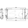 ONE STOP SOLUTIONS 2622 OSC Cooling Products 2622 New Radiator