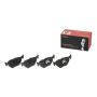 Brembo KT04298 Brembo low-met brake pad and UV coated solid  brake disc kit