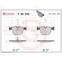 Brembo KT04395 Brembo low-met brake pad and UV coated vented  brake disc kit