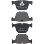 Brembo KT04395 Brembo low-met brake pad and UV coated vented  brake disc kit