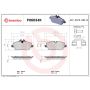 Brembo KT00935 Brembo ceramic brake pad and UV coated PVT  brake disc kit