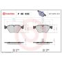 Brembo KT04515 Brembo low-met brake pad and composite vented  brake disc kit