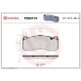 Brembo KT00B78 Brembo ceramic brake pad and composite vented  brake disc kit