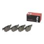 Brembo KT04506 Brembo low-met brake pad and composite vented  brake disc kit