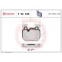 Brembo KT04409 Brembo low-met brake pad and UV coated vented  brake disc kit