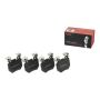 Brembo KT04409 Brembo low-met brake pad and UV coated vented  brake disc kit