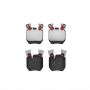 Brembo KT04409 Brembo low-met brake pad and UV coated vented  brake disc kit