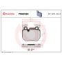 Brembo KT00A95 Brembo ceramic brake pad and UV coated vented  brake disc kit