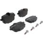 Brembo KT04428 Brembo low-met brake pad and composite vented  brake disc kit