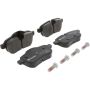Brembo KT04464 Brembo low-met brake pad and UV coated vented  brake disc kit