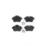 Brembo KT04464 Brembo low-met brake pad and UV coated vented  brake disc kit