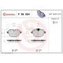 Brembo KT04424 Brembo low-met brake pad and composite vented  brake disc kit