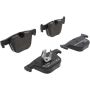 Brembo KT04422 Brembo low-met brake pad and UV coated vented  brake disc kit