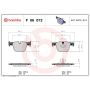 Brembo KT04422 Brembo low-met brake pad and UV coated vented  brake disc kit