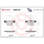 Brembo KT00B08 Brembo ceramic brake pad and UV coated vented  brake disc kit