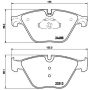 Brembo KT04493 Brembo low-met brake pad and composite vented  brake disc kit