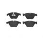 Brembo KT04493 Brembo low-met brake pad and composite vented  brake disc kit