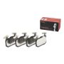 Brembo KT04375 Brembo low-met brake pad and UV coated vented  brake disc kit