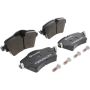 Brembo KT04366 Brembo low-met brake pad and UV coated vented  brake disc kit