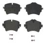 Brembo KT04366 Brembo low-met brake pad and UV coated vented  brake disc kit