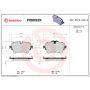 Brembo KT00A01 Brembo ceramic brake pad and UV coated vented  brake disc kit