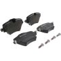 Brembo KT04356 Brembo low-met brake pad and composite vented  brake disc kit