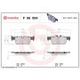 Brembo KT04312 Brembo low-met brake pad and UV coated solid  brake disc kit