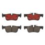 Brembo KT00880 Brembo ceramic brake pad and UV coated solid  brake disc kit