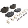 Brembo KT04364 Brembo low-met brake pad and composite vented  brake disc kit