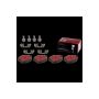 Brembo KT00824 Brembo ceramic brake pad and composite vented  brake disc kit