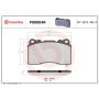 Brembo KT00633 Brembo ceramic brake pad and UV coated PVT  brake disc kit