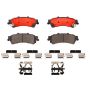 Brembo KT00640 Brembo ceramic brake pad and UV coated vented  brake disc kit